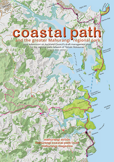 cover of Coastal Path and the Greater Mahurangi Regional Park